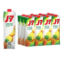 Нектар J7 Ананас с мякотью, 0,97л