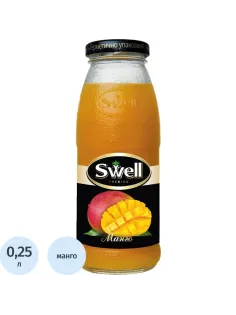 Нектар Swell Манго с мякотью, стекло 0,25л