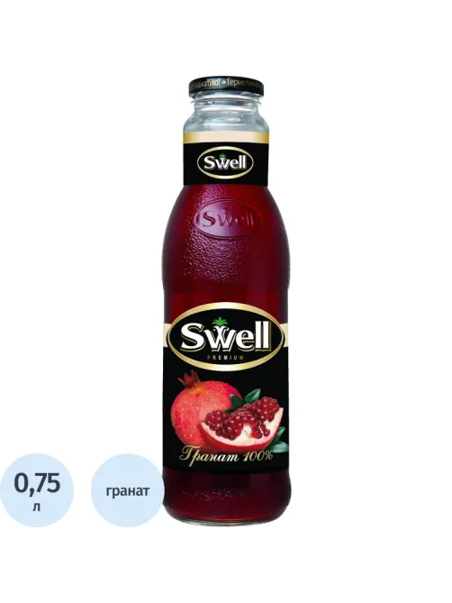 Сок Swell Гранат, стекло 0,75л