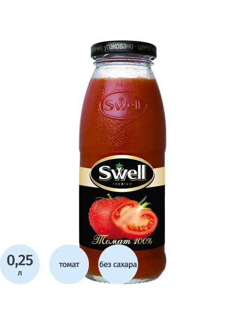 Сок Swell Томат с мякотью, стекло 0,25л