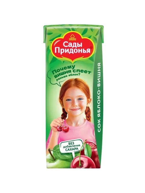 Сок Сады Придонья Яблоко-вишня, 0,2л