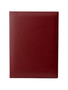 Папка адресная НЕБРАСКА, бордо, выклейка бархат, А4 (188343)