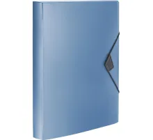 Папка на резинках Attache Metallics А4 800мкм, 40мм, синий