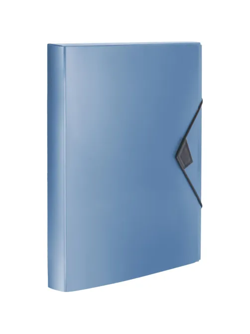 Папка на резинках Attache Metallics А4 800мкм, 40мм, синий