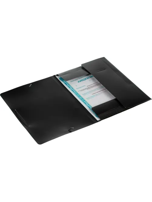 Папка на резинках ATTACHE F315/06 черная