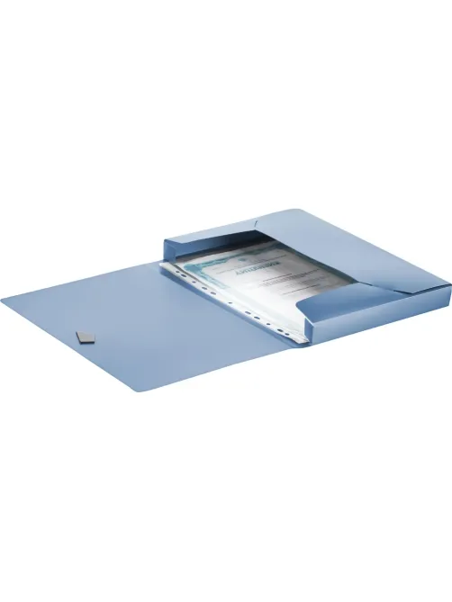 Папка на резинках Attache Metallics А4 800мкм, 40мм, синий