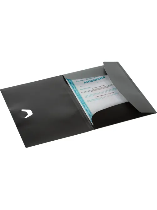Папка на резинках Attache Digital,черный