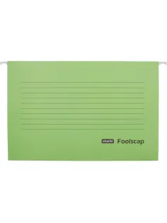 Папка подвесная Attache Foolscap, картон зеленый, до 200л., 5шт/уп