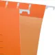 Папка подвесная Attache Foolscap, картон оранжевый, до 200л., 5шт/уп