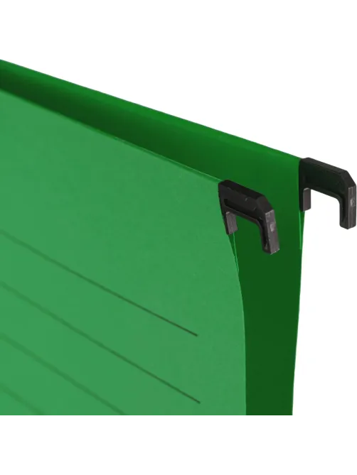 Папка подвесная регистратура Комус зеленая Foolscap, 25 шт