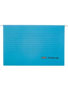 Папка подвесная Attache Foolscap, картон синий, до 200л., 5шт/уп