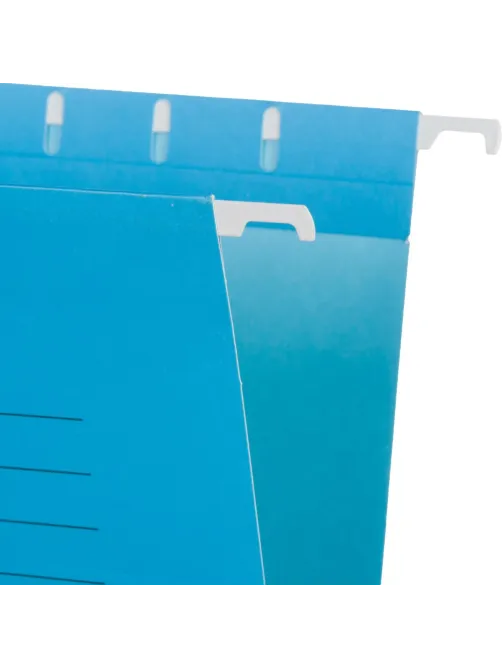 Папка подвесная Attache Foolscap, картон синий, до 200л., 5шт/уп