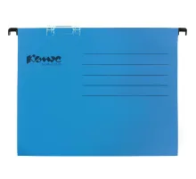 Папка подвесная регистратура Комус синяя Foolscap, 25 шт