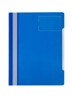 Скоросшиватель пластиковый карман д/визитки Attache А4, синий, 10шт/уп