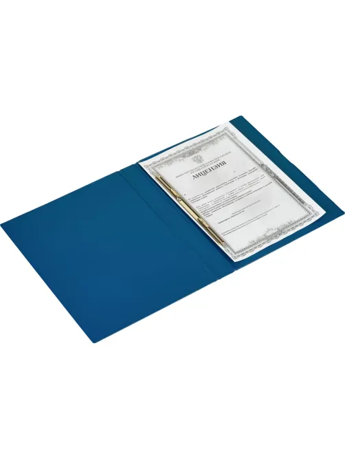Скоросшиватель пластиковый А4 Attache, ПВХ, 35мм, 220л, синий