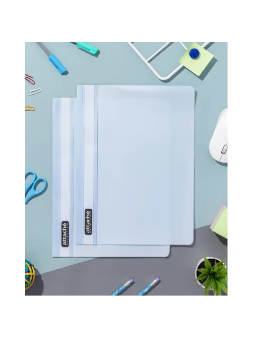 Скоросшиватель пластиковый Attache Selection Breeze, А4, 200мкм, 5шт/уп
