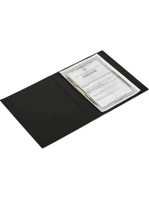 Скоросшиватель пластиковый А4 Attache, ПВХ, 35мм, 220л, черный
