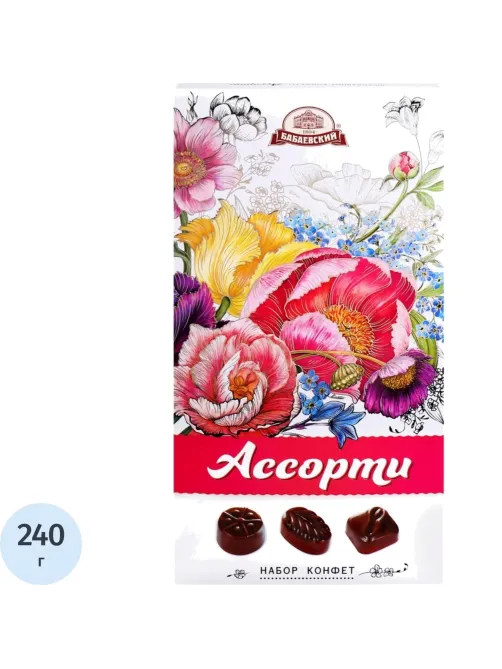 Конфеты Букеты Бабаевские ассорти, 240г