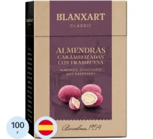 Конфеты BLANNXART из цельного миндаля в обсыпке из сушеной малины,100г