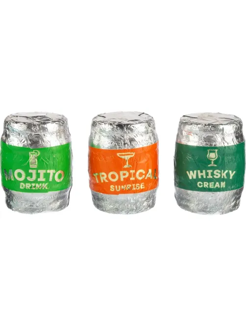 Набор шоколадных конфет Happy Barrels ассорти с коктейльной начинкой, 200г