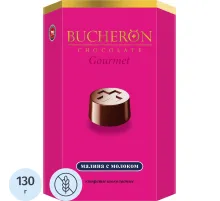 Конфеты шоколадные BUCHERÖN GOURMET со вкусом малины с молоком 130г