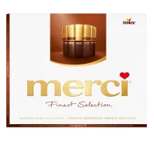 Конфеты Merci темный ассорти, 250г