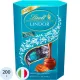 Конфеты LINDOR из молочного шоколада с солью и карамельной нач пралине,200г