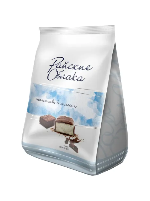 Конфеты шоколадные Райские облака суфле Сливочное, 200г