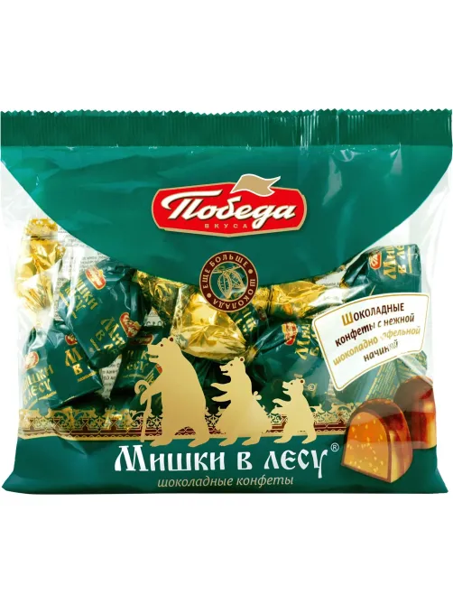 Конфеты шоколадные Мишки в лесу, 200г