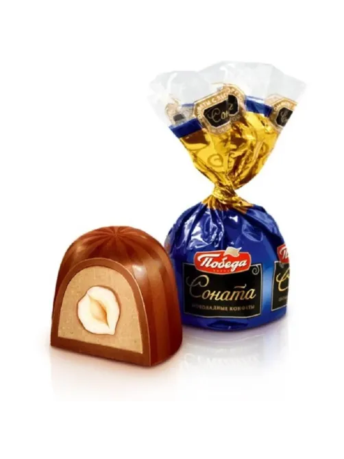 Конфеты шоколадные Победа вкуса шоколадные Соната, 200г 532