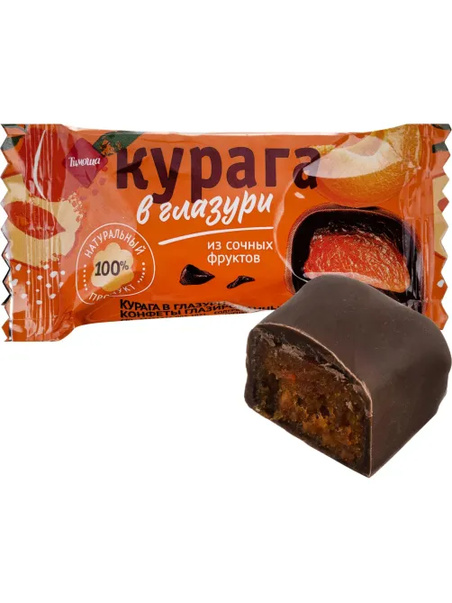Конфеты шоколадные Тимоша Курага в глазури, 1кг