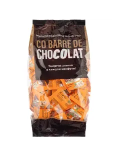 Конфеты Co barre de Chocolat мультиз. с цельн. кешью и с бел. кон. гл., 1кг
