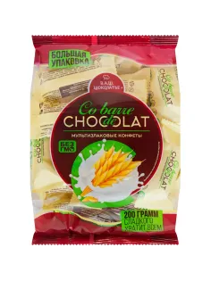 Конфеты Co barre de Chocolat шоколадные мультизлак.с бел.конд.глазурью,200г