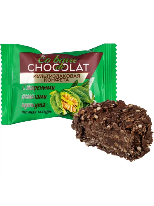 Конфеты Co barre de Chocolat мультиз. с кунжутом и с темн. конд. глаз., 1кг