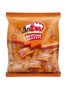 Конфеты ДаЁжъ вафельные мини с карамелью, арахисом и криспи, пакет 1кг