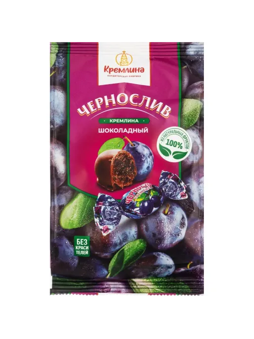 Конфеты шоколадные Кремлина Чернослив, 190 гр