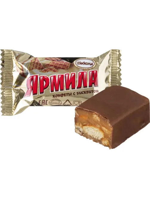 Конфеты шоколадные Акконд Ярмила с бисквитом, 500г
