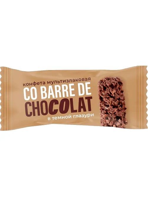 Конфеты Co barre de Chocolat мультиз. с темной кондитерской глаз., 1кг