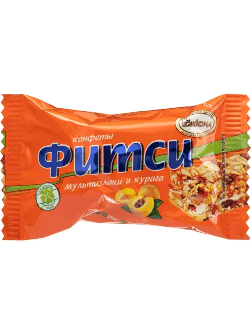 Конфеты Акконд Фитси мультизлаки и курага, 1кг