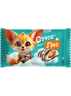 Конфеты сбивные глазированные Суфле-де-Лис с вареной сгущенкой 1,7 кг