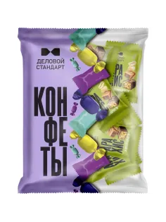 Конфеты глазированные Деловой Стандарт арахис в мягкой карамели, 700г