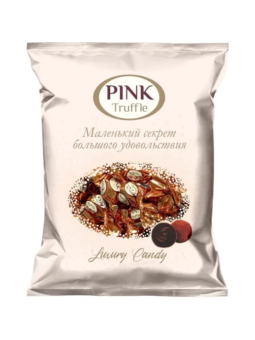 Конфеты шоколадные Pink трюфельные, 500г