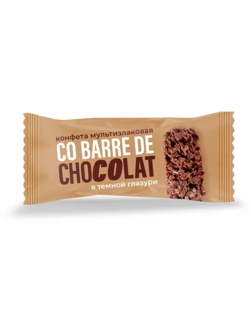 Конфеты Co barre de Chocolat мультизлаковые Микс злаков в глазури ТВ, 900г