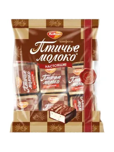 Конфеты шоколадные Рот Фронт Птичье молоко сливочно-ванильн., 225г