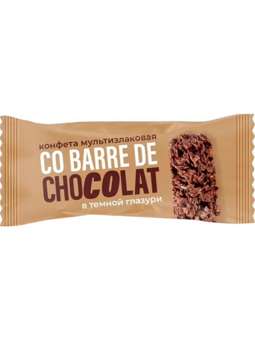 Конфеты Co barre de Chocolat шоколадные мультизлак.с тем.конд.глазурью,200г