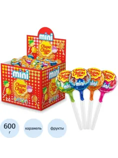 Карамель Chupa Chups МИНИ 6г,100шт/уп АССОРТИ 1 488200