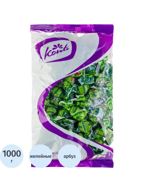 Конфеты желейные Конти Живинка вкус арбуза, 1кг