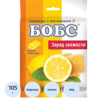 Леденцы БОБС медово-лимонный с вит. С, 3х35г, BS-8-2