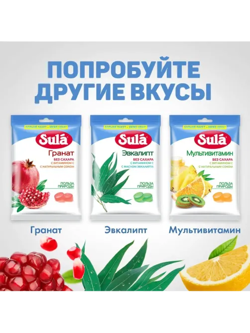 Леденцы Sula Лесная Ягода пакет 249г