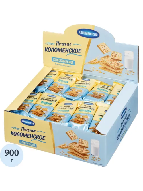 Печенье Коломенское классическое шоу/бокс, 30гх30/уп, 1516 